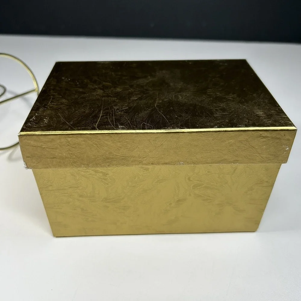 Vintage Mr. Christmas Porcelain Egg Musical Ornament Trinket Box Works‎